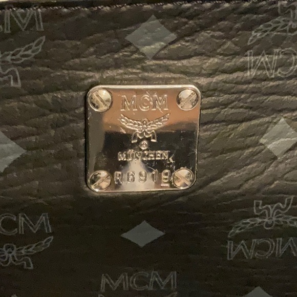 MCM Hand Tasche Clutch Bag Bronze - Picture 7 of 9